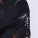 Pantaloni stradivarius negru cu imprimeu floral